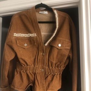 Kate Hewko pearl embelished jacket